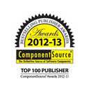 ComponentSource Bestselling Publisher Awards 2012-13
