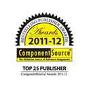 ComponentSource Bestselling Publisher Awards 2011-12