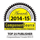 ComponentSource Bestselling Publisher Awards 2014-15